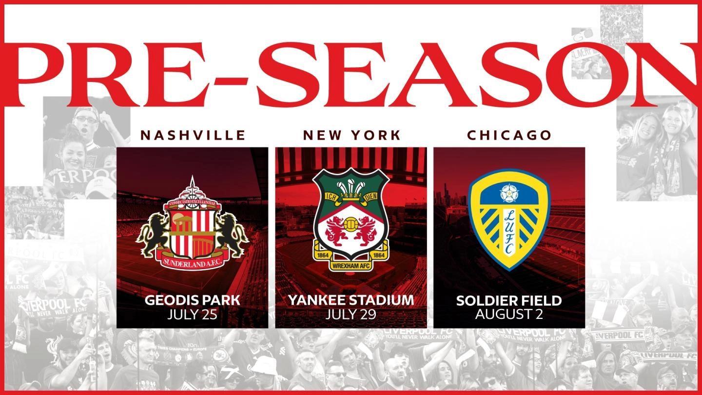 开云体育-官方：利物浦今夏赴美国踢季前赛，对阵黑猫、利兹、雷克瑟姆